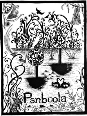 Panboola Wetlands Tea Towel design by Marielle Ford